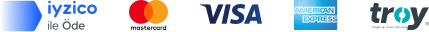 iyzico, Mastercard, Visa, AmEx, Troy